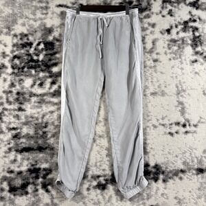 Hard Tail Forever Pants Womens Small Cupra Rayon Tapered Leg Drawstring